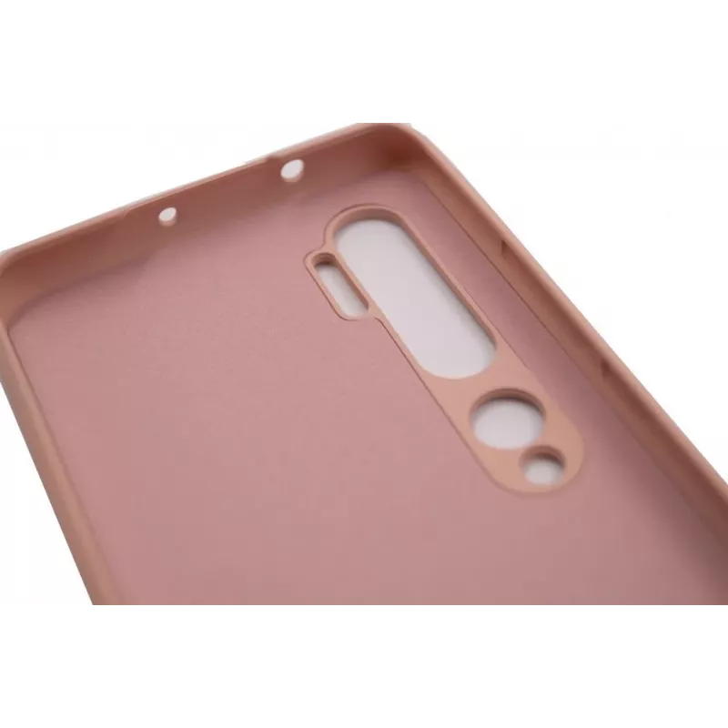Evelatus Nano Silicone Case Xiaomi Mi Note 10 / Mi Note 10 Pro -malleihin - Soft Touch TPU, vaaleanpunainen