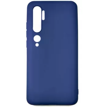 Evelatus Nano silikonikuori Xiaomi Mi Note 10 / Mi Note 10 Pro - Soft Touch TPU, tummansininen