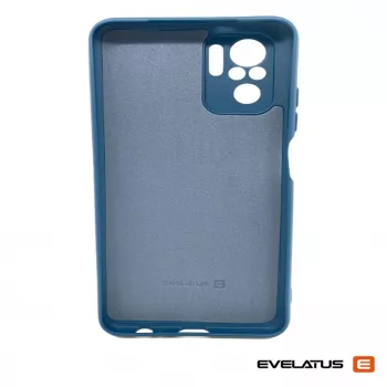 Evelatus Nano -silikonikuori Xiaomi Redmi Note 10 / Note 10S -puhelimeen - navy blue