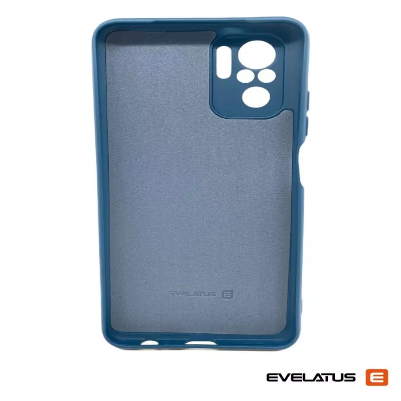 Evelatus Nano -silikonikuori Xiaomi Redmi Note 10 / Note 10S -puhelimeen - navy blue
