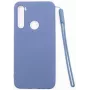 Evelatus nano-silikonikotelo Soft Touch TPU Xiaomi Redmi Note 8 / Redmi Note 8 2021 - tummansininen