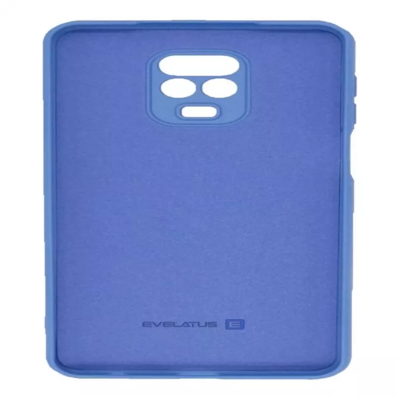 Evelatus Nano silikonikuori Soft Touch TPU Xiaomi Redmi Note 9 Pro / Redmi Note 9S - sininen