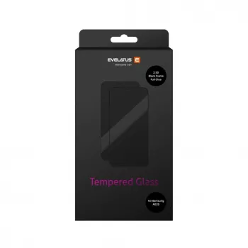 Evelatus Samsung Galaxy A02s 2.5D Full Cover Japan Glue Glass Anti-Static näytönsuojus