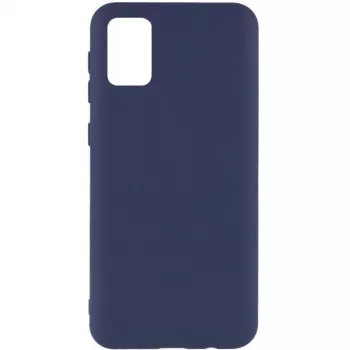 Evelatus Samsung Galaxy A02s Nano Silicone -kotelo Soft Touch TPU Midnight Blue