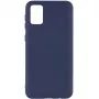 Evelatus Samsung Galaxy A02s Nano Silicone -kotelo Soft Touch TPU Midnight Blue