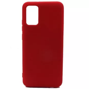 Evelatus Samsung Galaxy A02s Nano Silicone -kotelo Soft Touch TPU punainen
