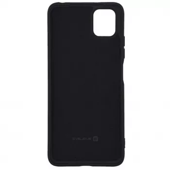 Evelatus Samsung Galaxy A03 Nano Silicone -kotelo Soft Touch TPU musta