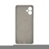 Evelatus Samsung Galaxy A06 5G Premium magneettinen Soft-Touch-silikonikotelo Pebble