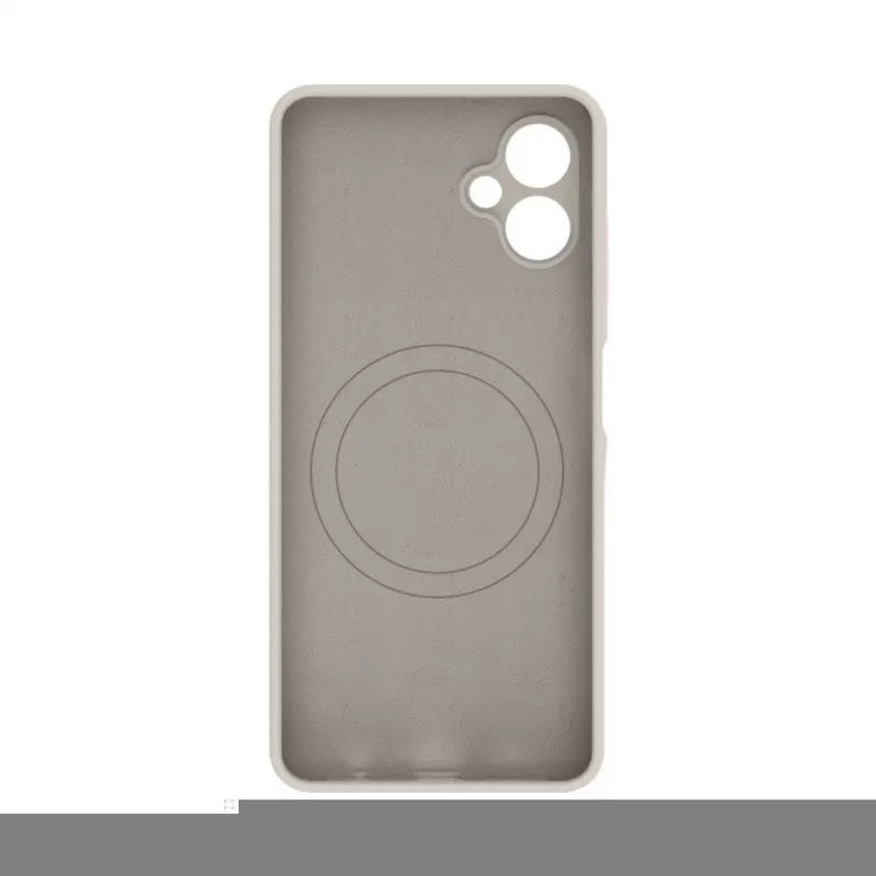 Evelatus Samsung Galaxy A06 5G Premium magneettinen Soft-Touch-silikonikotelo Pebble