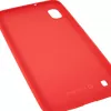 Evelatus Samsung Galaxy A10 nano-silikonikotelo Soft Touch TPU punainen