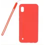Evelatus Samsung Galaxy A10 nano-silikonikotelo Soft Touch TPU punainen