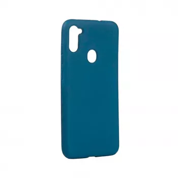 EVELATUS Samsung Galaxy A11 Nano silikonikotelo Soft Touch TPU sininen