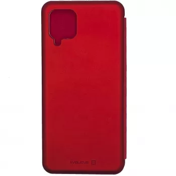 Evelatus Samsung Galaxy A12/M12 kirjakotelo punainen