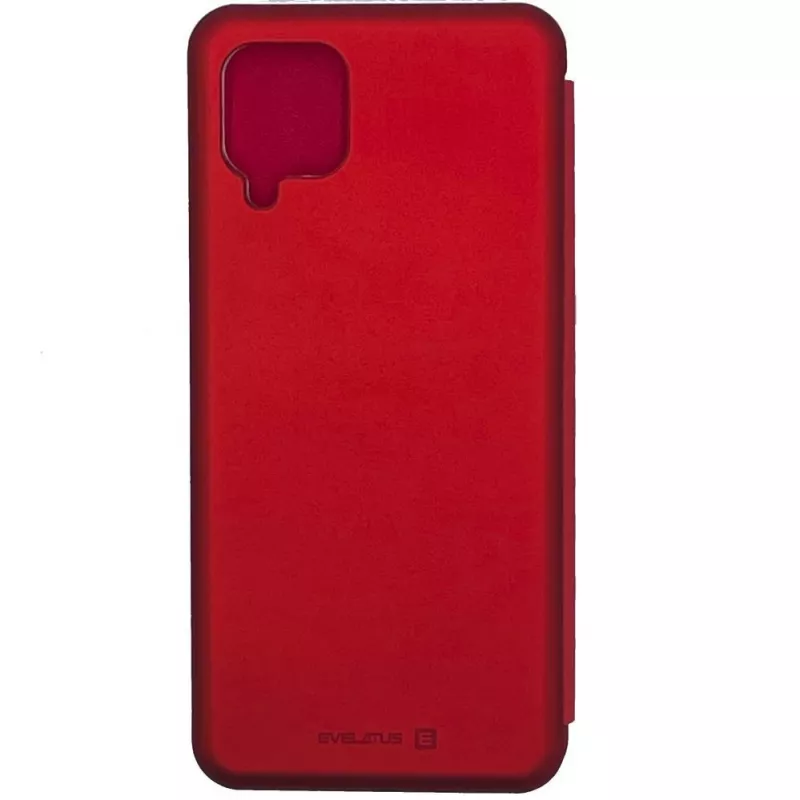 Evelatus Samsung Galaxy A12/M12 kirjakotelo punainen