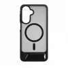 Evelatus Samsung Galaxy A17 4G / A17 5G kumipintainen MagSafe-kotelo jalustalla musta