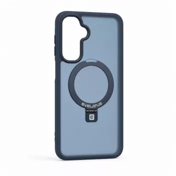 Evelatus Samsung Galaxy A17 4G / A17 5G Shield -kotelo MagSafe-yhteensopiva ja jalusta, matta Navy-sininen