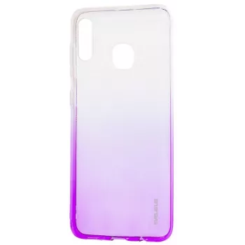 Evelatus Samsung Galaxy A20e Gradient TPU-kotelo violetti