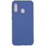 Evelatus Samsung Galaxy A20E Nano silikonikuori Soft Touch TPU tummansininen