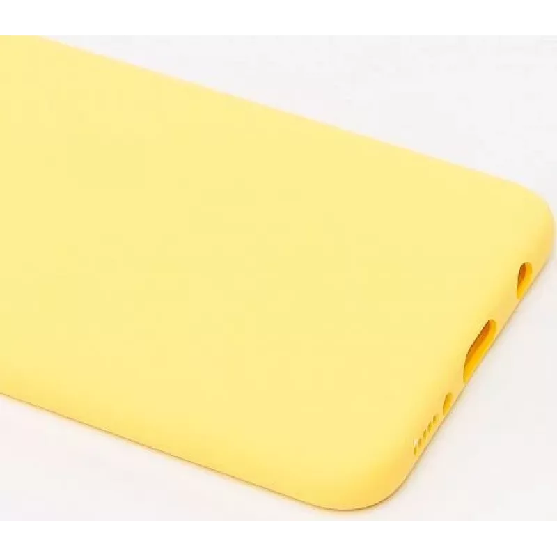 Evelatus Samsung Galaxy A20E Nano silikonikotelo Soft Touch TPU keltainen