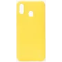 Evelatus Samsung Galaxy A20E Nano silikonikotelo Soft Touch TPU keltainen