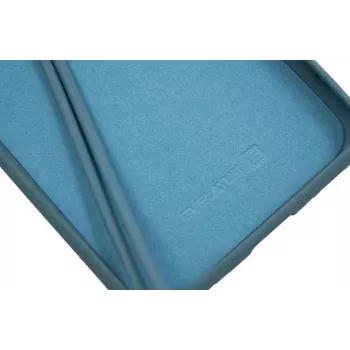Evelatus Samsung Galaxy A20e Soft Touch -silikonikuori kantohihnalla sininen