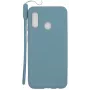 Evelatus Samsung Galaxy A20e Soft Touch -silikonikuori kantohihnalla sininen