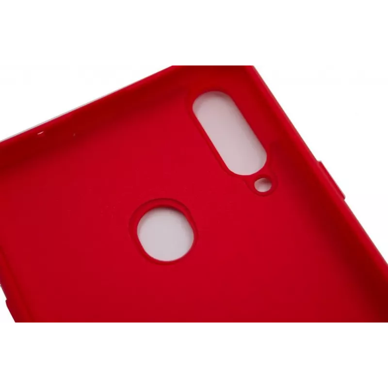 Evelatus Samsung Galaxy A20s Nano -silikonikuori Soft Touch TPU punainen