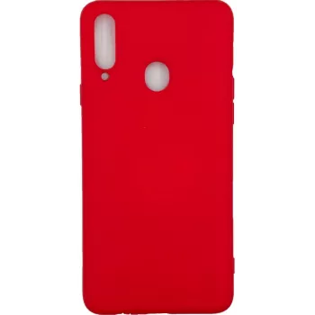 Evelatus Samsung Galaxy A20s Nano -silikonikuori Soft Touch TPU punainen
