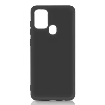 Evelatus Samsung Galaxy A21s Nano Silicone -kotelo Soft Touch TPU musta
