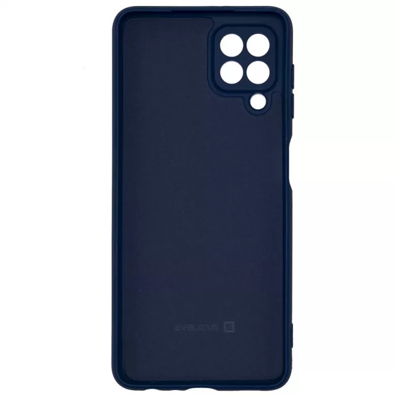Evelatus Samsung Galaxy A22 4G Nano silikonikuori Soft Touch TPU laivastonsininen