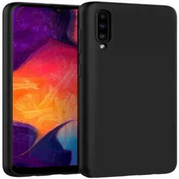 Evelatus Samsung Galaxy A30s/A50/A50s Nano silikonikotelo Soft Touch TPU musta