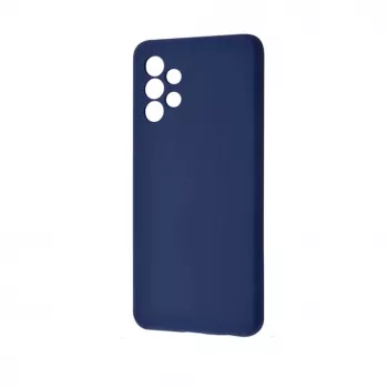 Evelatus Samsung Galaxy A32 Nano silikonikotelo Soft Touch TPU keskiyönsininen