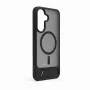 Evelatus Samsung Galaxy A37 / A36 kumipintainen MagSafe-kotelo jalustalla musta
