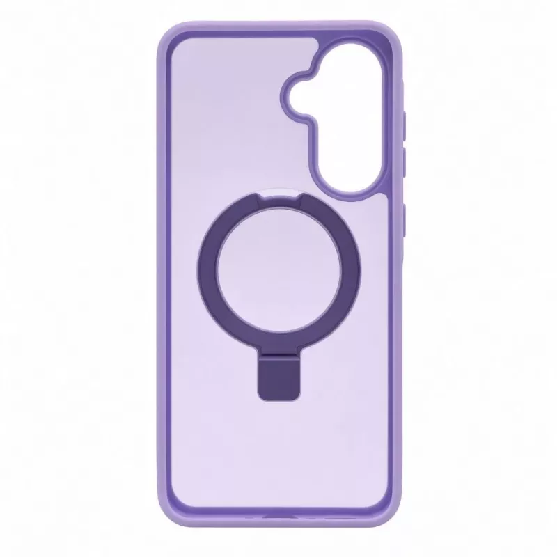 Evelatus Samsung Galaxy A37 / A36 Shield Case MagSafella ja jalustalla mattarengas laventelinsininen