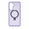 Evelatus Samsung Galaxy A37 / A36 Shield Case MagSafella ja jalustalla mattarengas laventelinsininen