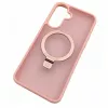 Evelatus Samsung Galaxy A37 / A36 Shield -kotelo MagSafe-yhteensopiva ja jalusta, matta, vaaleanpunainen