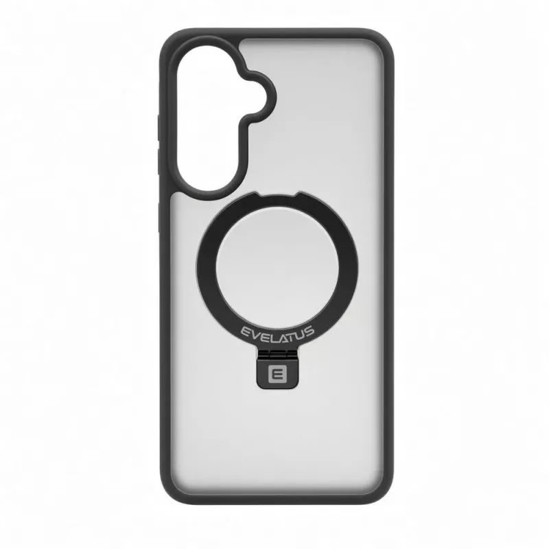 Evelatus Samsung Galaxy A37 / A36 Shield-kuori MagSafe-yhteensopiva ja teline, mattasavunharmaa