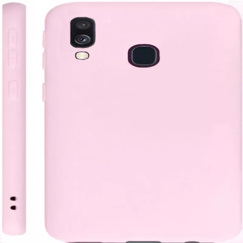 Evelatus Samsung Galaxy A40 Nano silikonikuori Soft Touch TPU beige