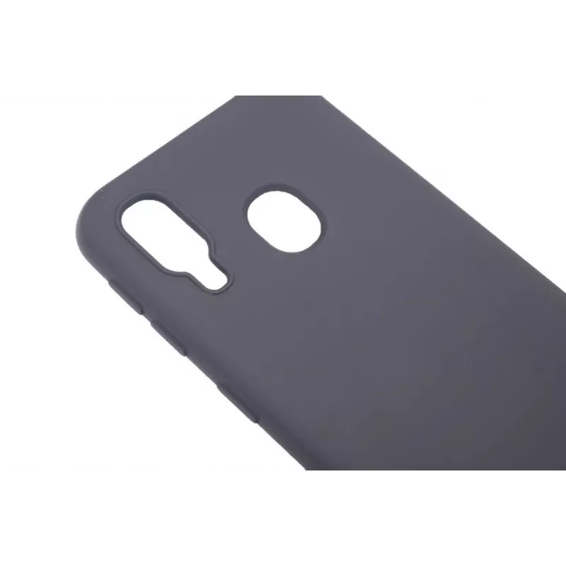 Evelatus Samsung Galaxy A40 nano-silikonikotelo Soft Touch TPU musta