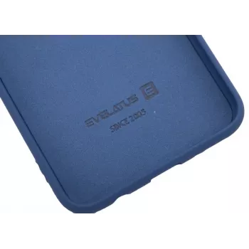Evelatus Samsung Galaxy A40 Nano silikonikotelo Soft Touch TPU tummansininen