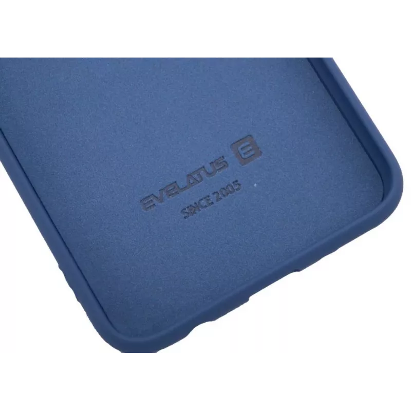 Evelatus Samsung Galaxy A40 Nano silikonikotelo Soft Touch TPU tummansininen