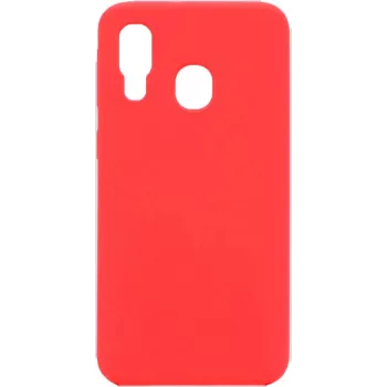 Evelatus Samsung Galaxy A40 Nano Silicone -kotelo Soft Touch TPU punainen