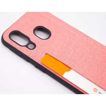 Evelatus Samsung Galaxy A40 silikoni takakansi pinkki