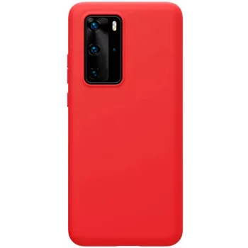 Evelatus Samsung Galaxy A41 Nano Silicone -kotelo Soft Touch TPU punainen