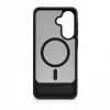 Evelatus Samsung Galaxy A57 kumipintainen MagSafe-kotelo jalustalla musta