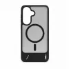 Evelatus Samsung Galaxy A57 kumipintainen MagSafe-kotelo jalustalla musta