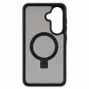 Evelatus Samsung Galaxy A57 Shield -kotelo MagSafe-tuella ja jalustalla, mattarengas musta