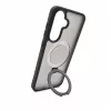 Evelatus Samsung Galaxy A57 Shield -kotelo MagSafe-yhteensopiva ja jalusta, mattarengas, savunharmaa