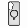 Evelatus Samsung Galaxy A57 Shield -kotelo MagSafe-yhteensopiva ja jalusta, mattarengas, savunharmaa