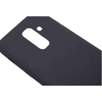 Evelatus Samsung Galaxy A6 Plus 2018 Nano silikonikotelo Soft Touch TPU musta